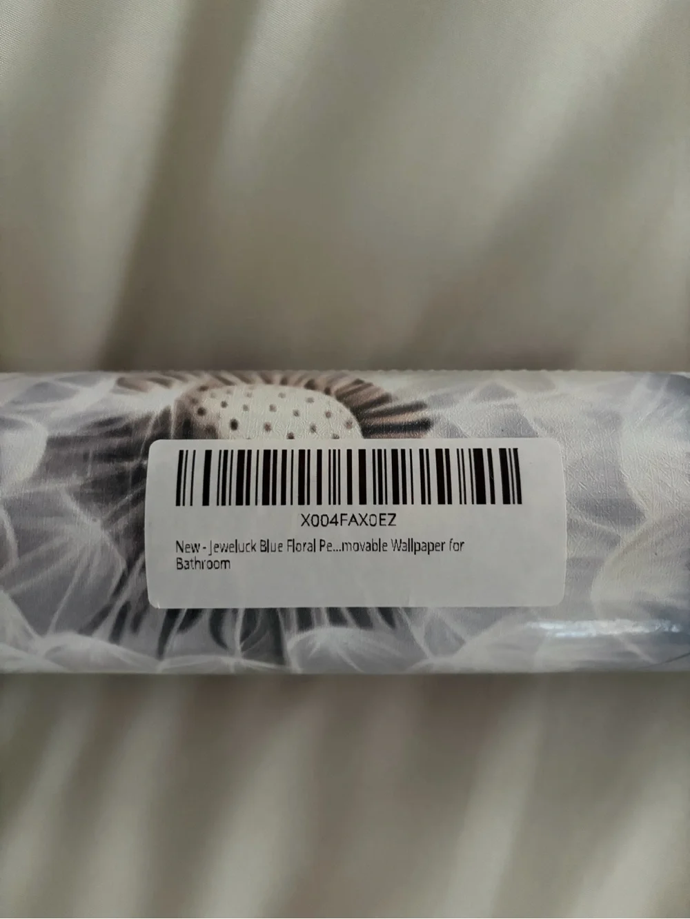 Blue/Gray Dandelion Floral Wallpaper Peel & Stick 1 roll New not opened